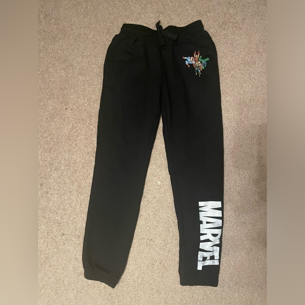 Marvel black sweatpants‎ size small